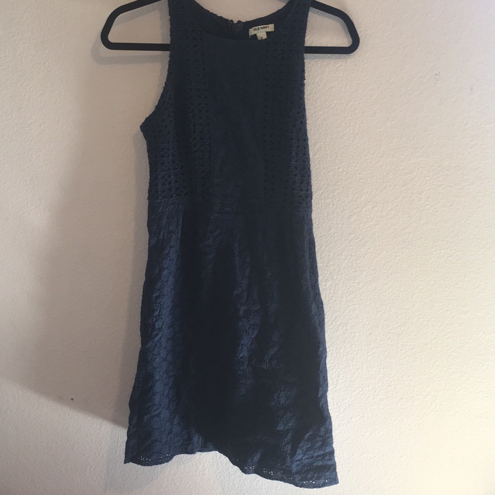 Navy mini dress